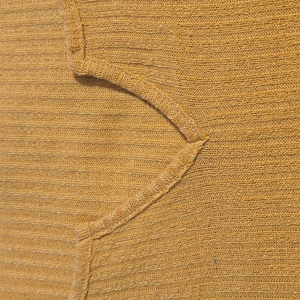 Mustard Yellow Ribbed Crop - Picture 3 of 9